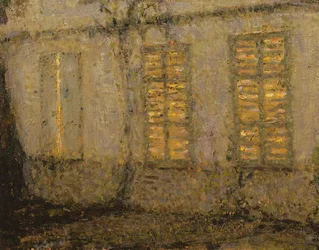 Geschlossene Fensterläden, Mondlicht, Gerberoy, ca. 1932